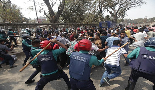 ছাত্রদলের সমাবেশ ঘিরে সংঘর্ষের ঘটনায় মামলা