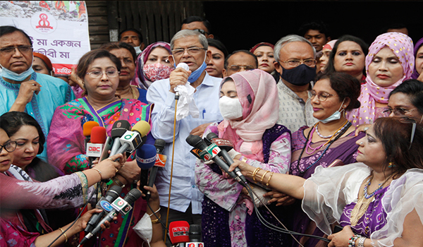 সরকার মানুষের অধিকার ও স্বাধীনতাকে হরণ করেছে - মির্জা ফখরুল