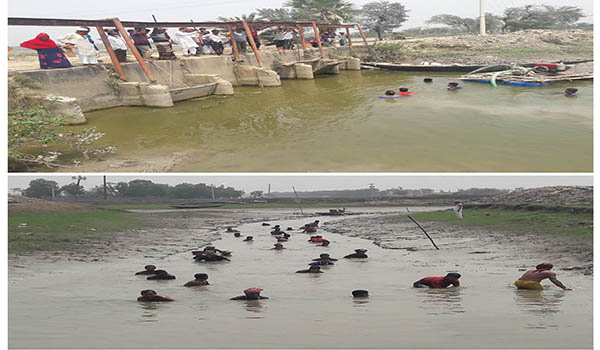 বিলখুকশিয়ার সেচ প্রকল্প বন্ধ, আড়াই হাজার হেক্টর জমি অনাবাদি