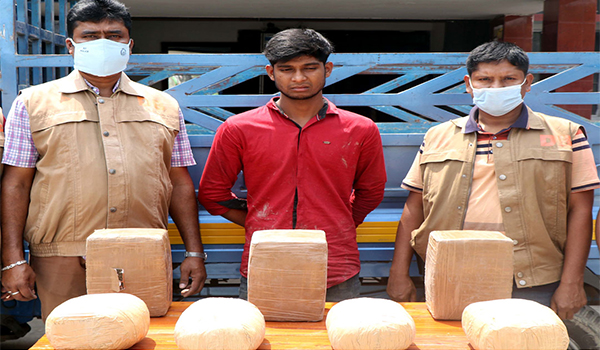 ঝিনাইদহে ২০ কেজি গাঁজাসহ একজন গ্রেফতার