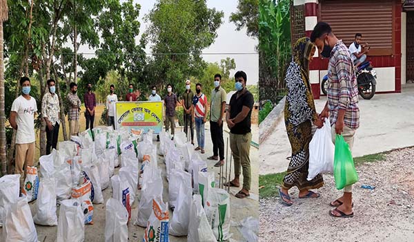 হতদরিদ্র পরিবারকে স্যোসাল কেয়ার অব নেশনের উপহার