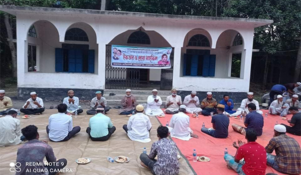 খালেদা জিয়ার রোগ মুক্তি কামনায় নগরকান্দায় ইফতার ও দোয়া মাহফিল