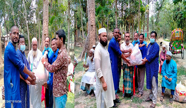 শায়েস্তাগঞ্জে প্রতিবন্ধিদের মাঝে ঈদ উপহার সামগ্রী বিতরন