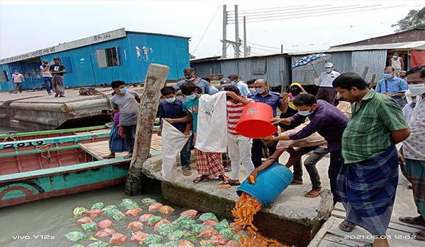 নলছিটিতে এক আইসক্রিম কারখানায় ৩০ হাজার টাকা জরিমানা