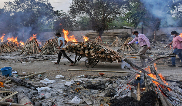 ভারতে করোনায় একদিনে মৃত্যু- ৪৪৫৪ জন