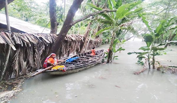 ঘূর্ণিঝড় ইয়াস : নদী ও খালের পানিতে বাগেরহাটের নিম্নাঞ্চল প্লাবিত