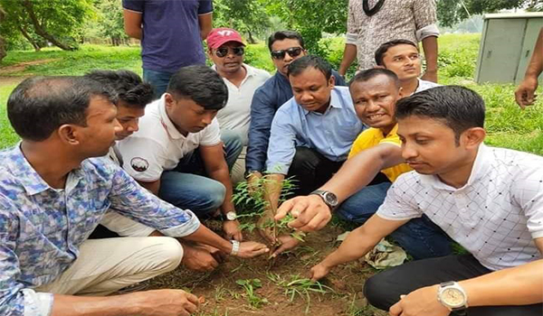 শহীদ রাষ্ট্রপতি জিয়াউর রহমানের শাহাদাত বার্ষিকী ও বিশ্ব পরিবেশ দিবস উপলক্ষে ছাত্রদলের বৃক্ষরোপণ