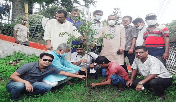 শহীদ প্রেসিডেন্ট জিয়াউর রহমানের শাহাদাৎবার্ষিকী উপলক্ষে সিরাজগঞ্জ জেলা বিএনপির বৃক্ষরোপন