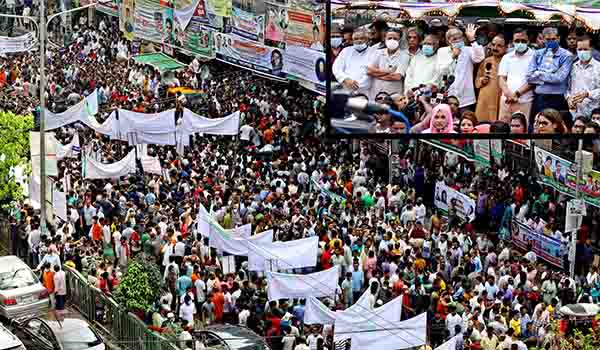 বিএনপির সম্প্রীতি মিছিলে মানুষের ঢল, সরকার পরিবর্তন এখন জনগণের দাবি - মির্জা ফখরুল