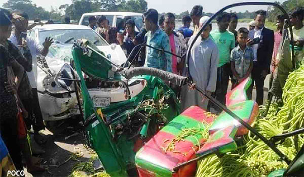 প্রাইভেটকার-সিএনজি সংঘর্ষ : নিহত ২