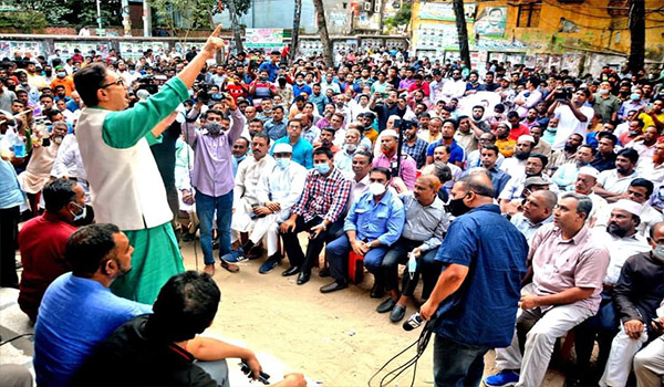 সরকার জনগণের বিরুদ্ধে যুদ্ধ ঘোষণা করেছে - ডা. শাহাদাত