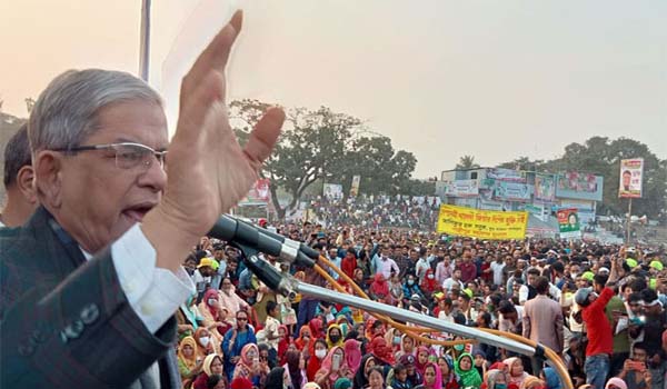 স্বাধীনতা ও গণতন্ত্র এই সরকার সুপরিকল্পিতভাবে ধ্বংস করে দিচ্ছে : মির্জা ফখরুল