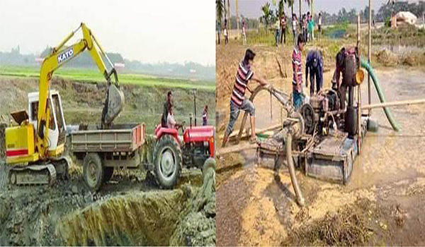 কুমিল্লায় অবৈধ ড্রেজার-ভেগু’তে বেপরোয়া মাটি দস্যুচক্র