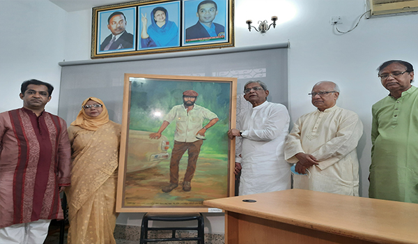 'রনাঙ্গনে জিয়া' নামে চিত্রকর্ম স্থান পেল বিএনপির চেয়ারপারসনের কার্যালয়ে