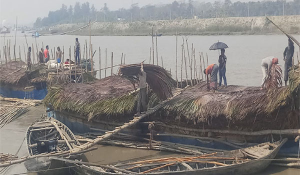 মৌসুম শেষ হলেও থামছে না সুন্দরবনের গোলপাতা আহরণ