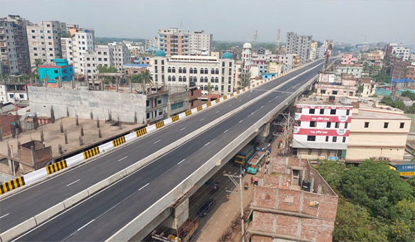 যানজট এড়াতে খুলে দেয়া হলো নাওজোড়-সফিপুর ফ্লাইওভার