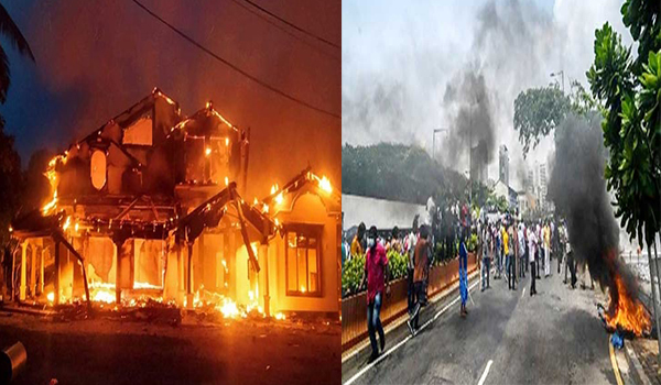 উত্তাল শ্রীলঙ্কা: সহিংসতায় নিহত ৫, কারফিউ জারি