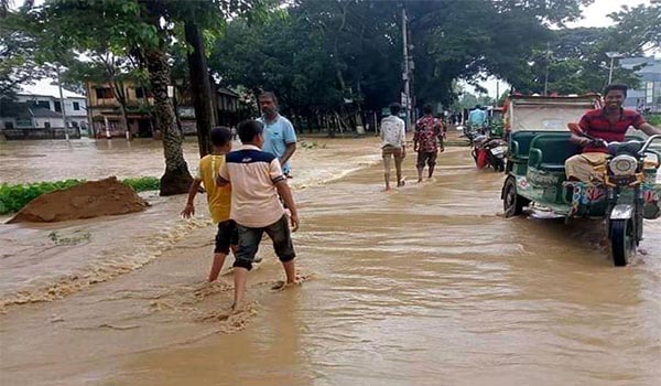 শেরপুরে পাহাড়ী ঢলে নিম্নাঞ্চল প্লাবিত