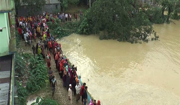 শেরপুরে বন্যায় নিখোঁজ দুজনের লাশ উদ্ধার