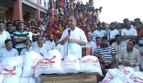 হাওড় এলাকায় অপরিকল্পিত অবকাঠামো নির্মাণের কারণেই এই ভয়াবহ বন্যা : মির্জা আব্বাস