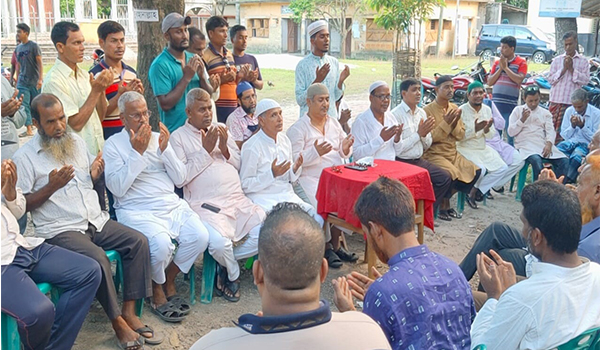 পবায় বিএনপির নেতাকর্মীদের ঈদ শুভেচ্ছা বিনিময়