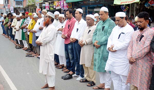 রংপুরে বিএনপির গায়বানাজানাজা অনুষ্ঠিত