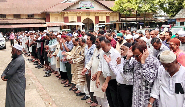 সিলেটে বিএনপি নেতা আব্দুর রহিমের গায়েবানা জানাজা সম্পন্ন