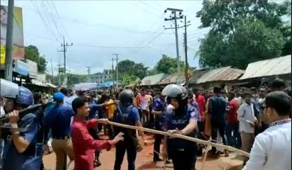 খাগড়াছড়ির মাটিরাঙ্গায় বিএনপির কার্যাওলয়ে যুবলীগের তান্ডব