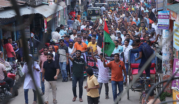 জেলা যুবদলের উদ্যোগে জয়পুরহাটে শোক র‌্যালী ও সমাবেশ অনুষ্ঠিত