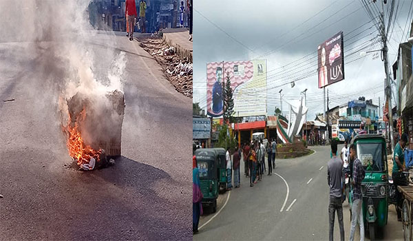 রাঙামাটিতে অনির্দিষ্টকালের সিএনজি ধর্মঘট চলছে