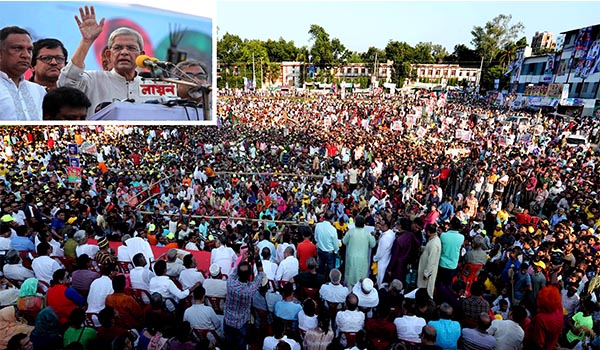 অবিলম্বে পদত্যাগ করে নির্দলীয় সরকারের অধীনে নির্বাচন দিতে হবে : মির্জা ফখরুল