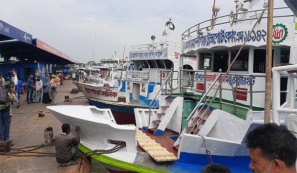 বরিশাল-ভোলা রুটে লঞ্চ-স্পিডবোট বন্ধ, ভোগান্তিতে যাত্রীরা