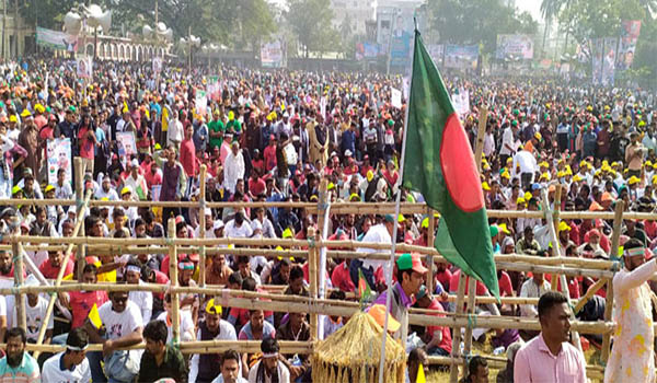 রাজশাহীতে বিএনপি’র গণসমাবেশ শুরু