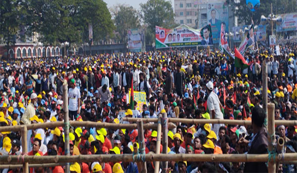 রাজশাহীতে বিএনপির সমাবেশ, বন্ধ ইন্টারনেট সেবা