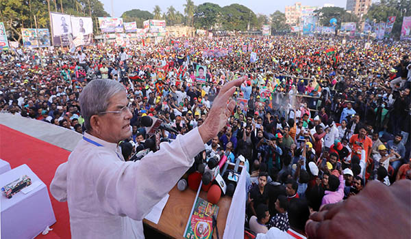 ১০ ডিসেম্বরের সমাবেশ নিয়ে সরকারের ঘুম হারাম হয়ে গেছে : মির্জা ফখরুল