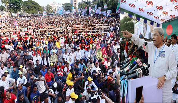 বন্দুক পিস্তল নিয়ে ক্ষমতায় বসে থাকাই আওয়ামী লীগের লক্ষ্য : মির্জা ফখরুল