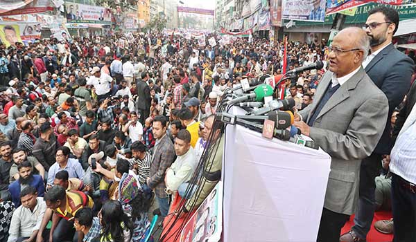 সরকারের হটানোর আন্দোলনে ‘ইস্পাতকঠিত গণঐক্য’ সৃষ্টি করতে হবে : ড. মোশাররফ