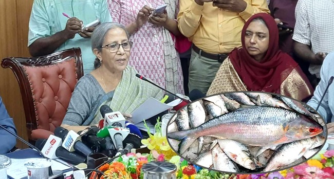 ভারতকে ইলিশ দেয়ার কারণ জানালেন মৎস্য উপদেষ্টা