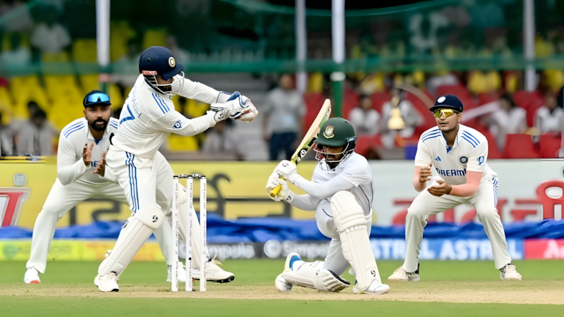 দুদিন পর কানপুর টেস্টের খেলা শুরু