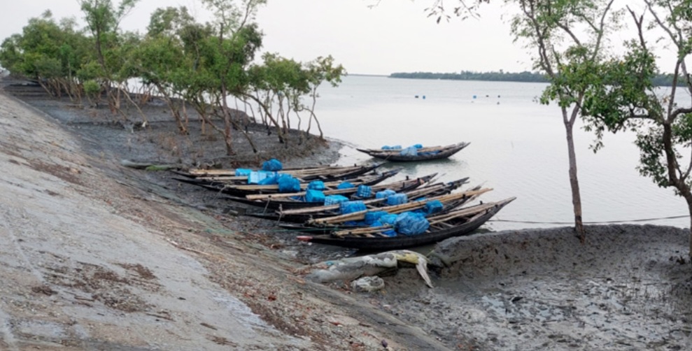 ঝুঁকিপূর্ণ বেড়িবাঁধ নিয়ে শঙ্কায় সাতক্ষীরা উপকূলবাসী 