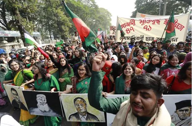 বৈষম্যবিরোধী ছাত্র আন্দোলনের বিজয় শোভাযাত্রা