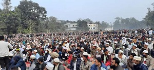 সিরাজগঞ্জ পৌরসভার নিহত বিএনপির বিজয়ী কাউন্সিলর তরিকুলের দাফন সম্পন্ন