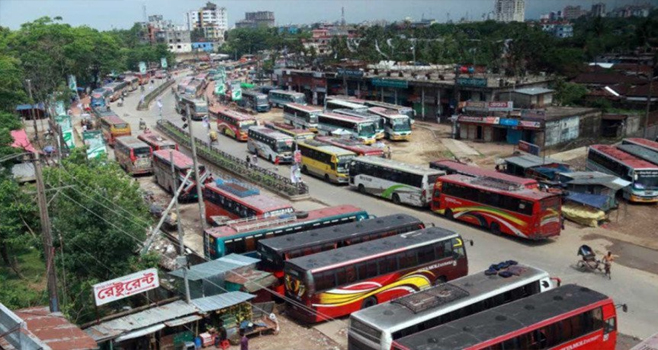 সিলেটে ৭২ ঘণ্টার পরিবহন ধর্মঘট শুরু